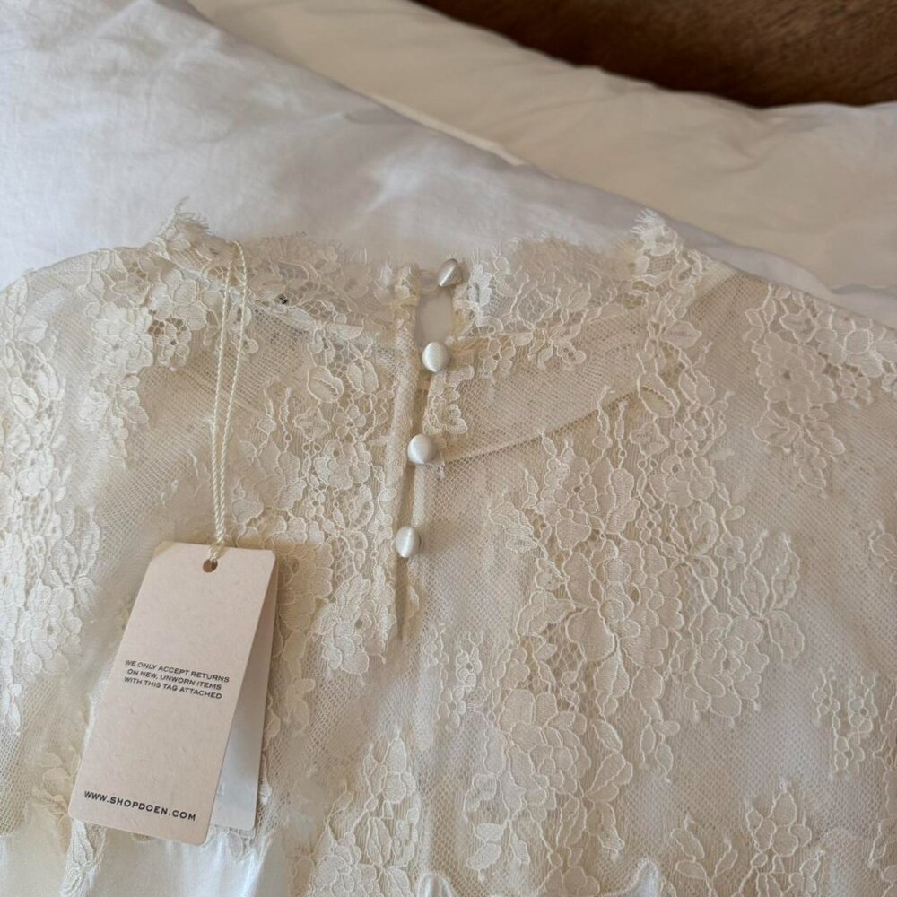 Doen Valeria Dress in Sea Salt - Picture 7 of 7